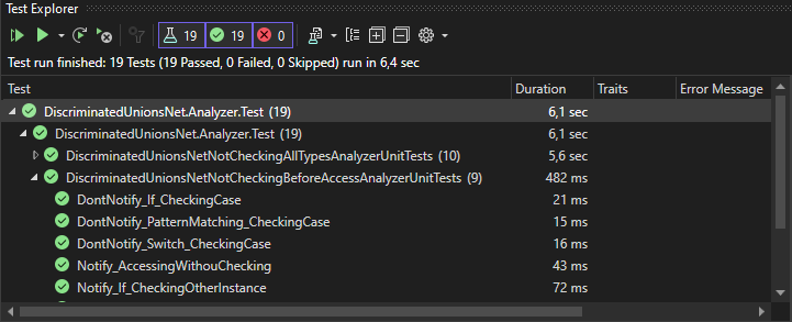 Automated tests