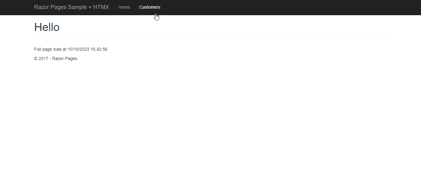 Loading indicator in every action